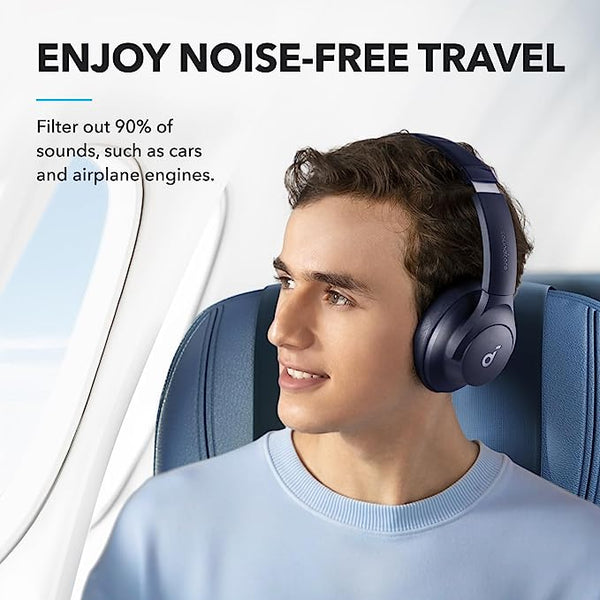 Soundcore Q20i, Noise Cancelling Headphones with Hi-Res Audio 