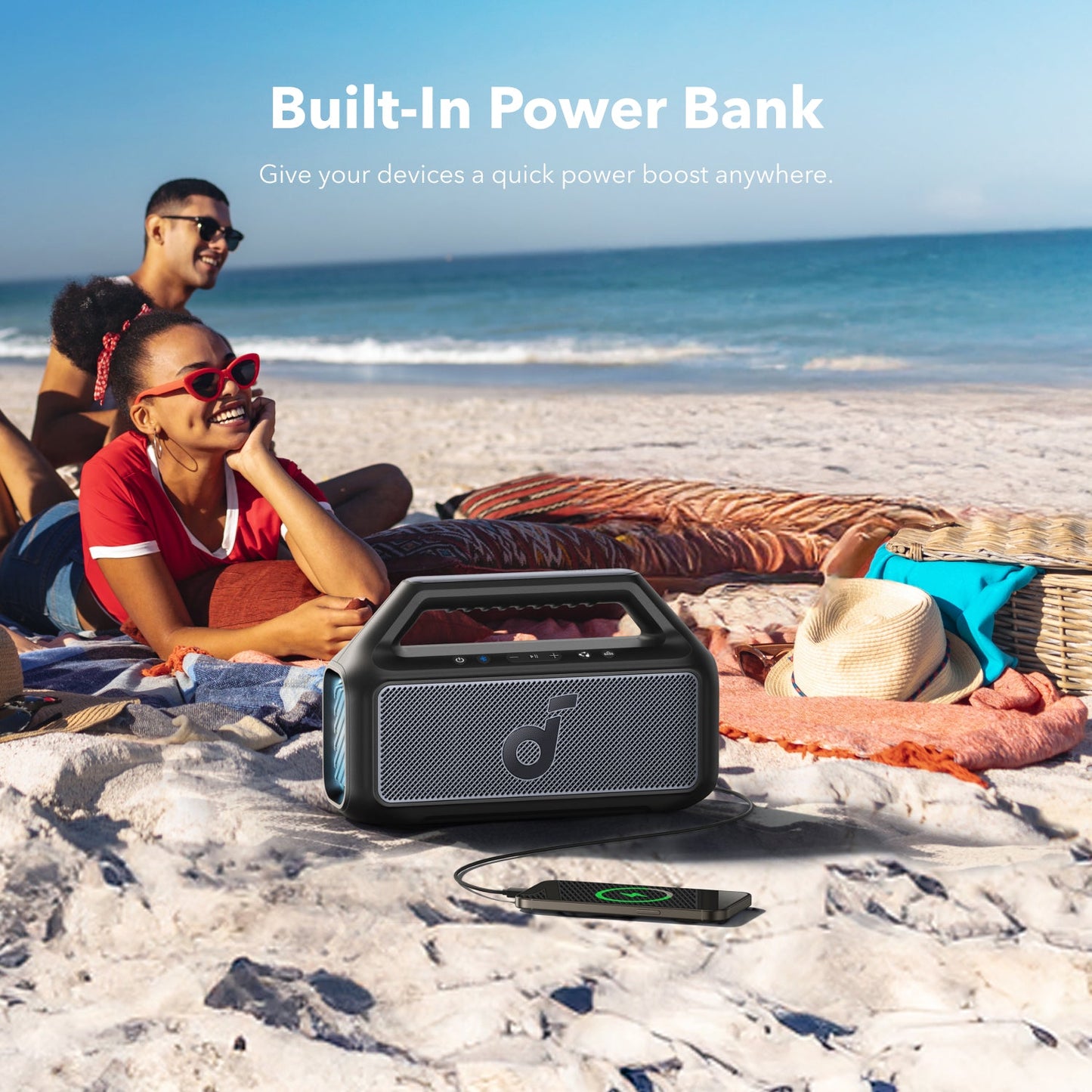 Soundcore Boom 2 waterproof wireless speaker built-in power bank