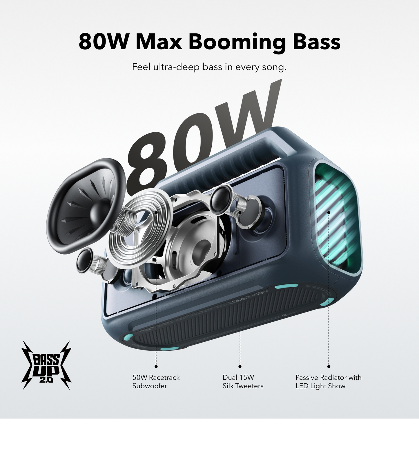 Boom 2 | Portable Bluetooth Speaker for Bass