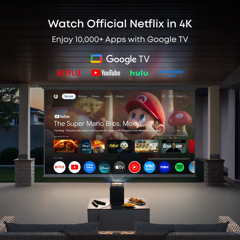 NEBULA X1 4K Projector + 1,056Wh Portable Power Station