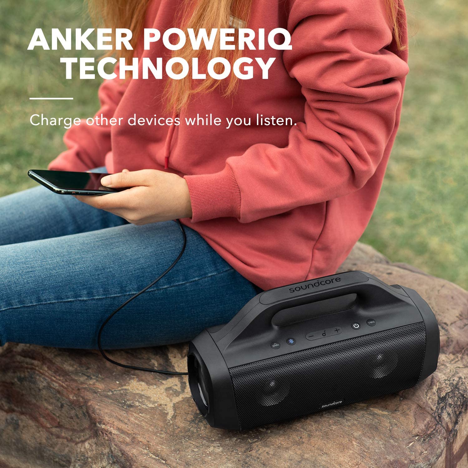 Soundcore Motion Boom outdoor speaker charging