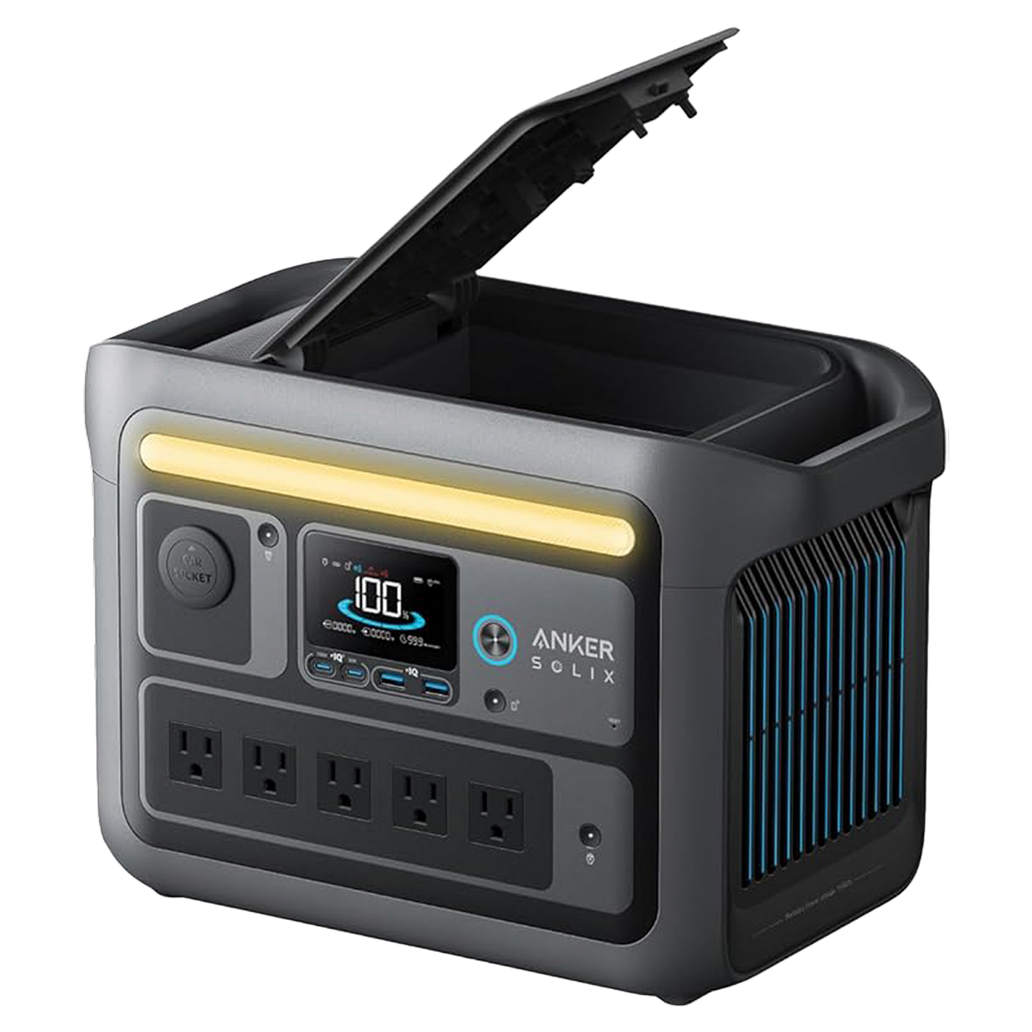768Wh | 1600W Power Station | Anker SOLIX C800