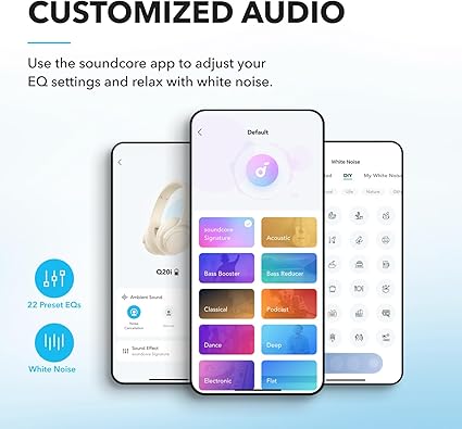 Q20i | Hybrid Active Noise Cancelling Headphones