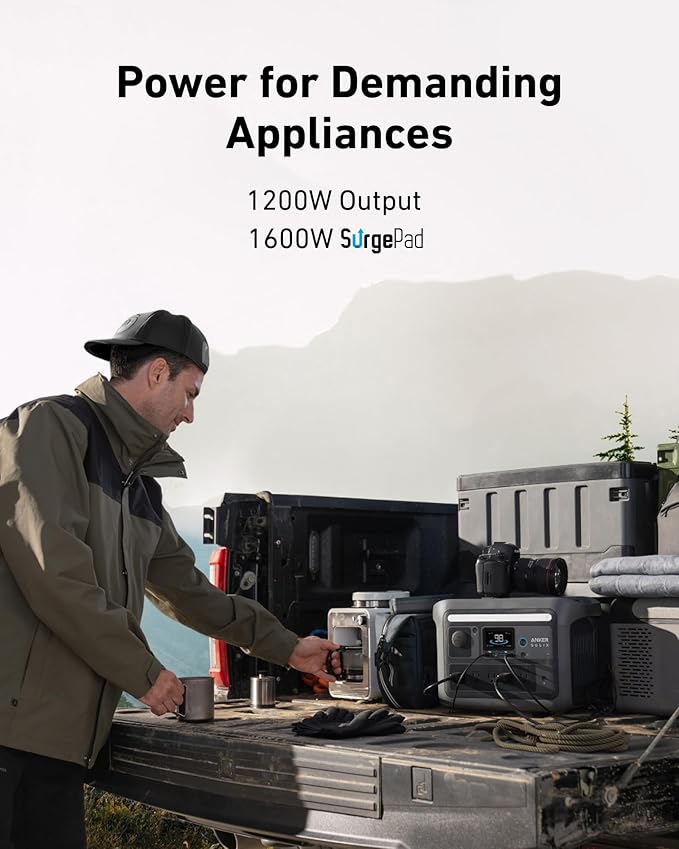 768Wh | 1600W Power Station | Anker SOLIX C800