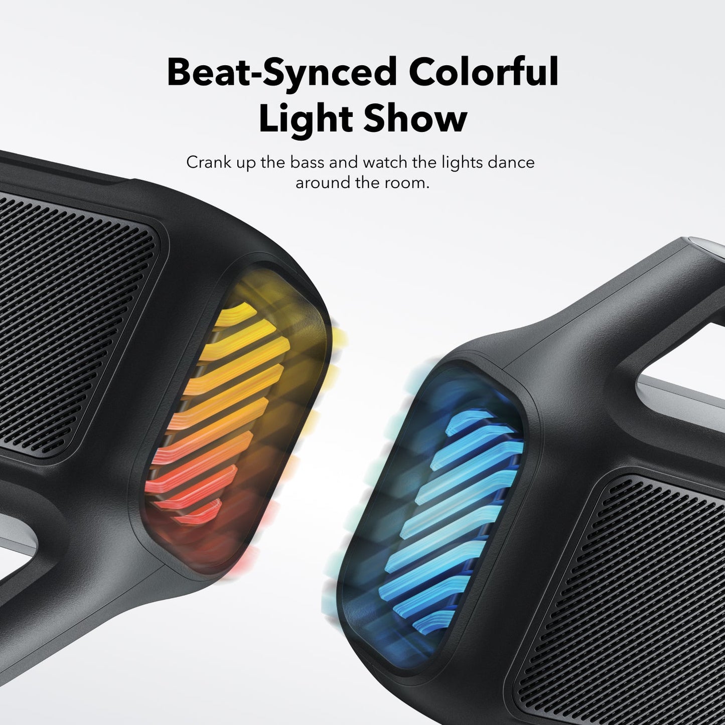 Soundcore Boom 2 outdoor speaker for party with light show