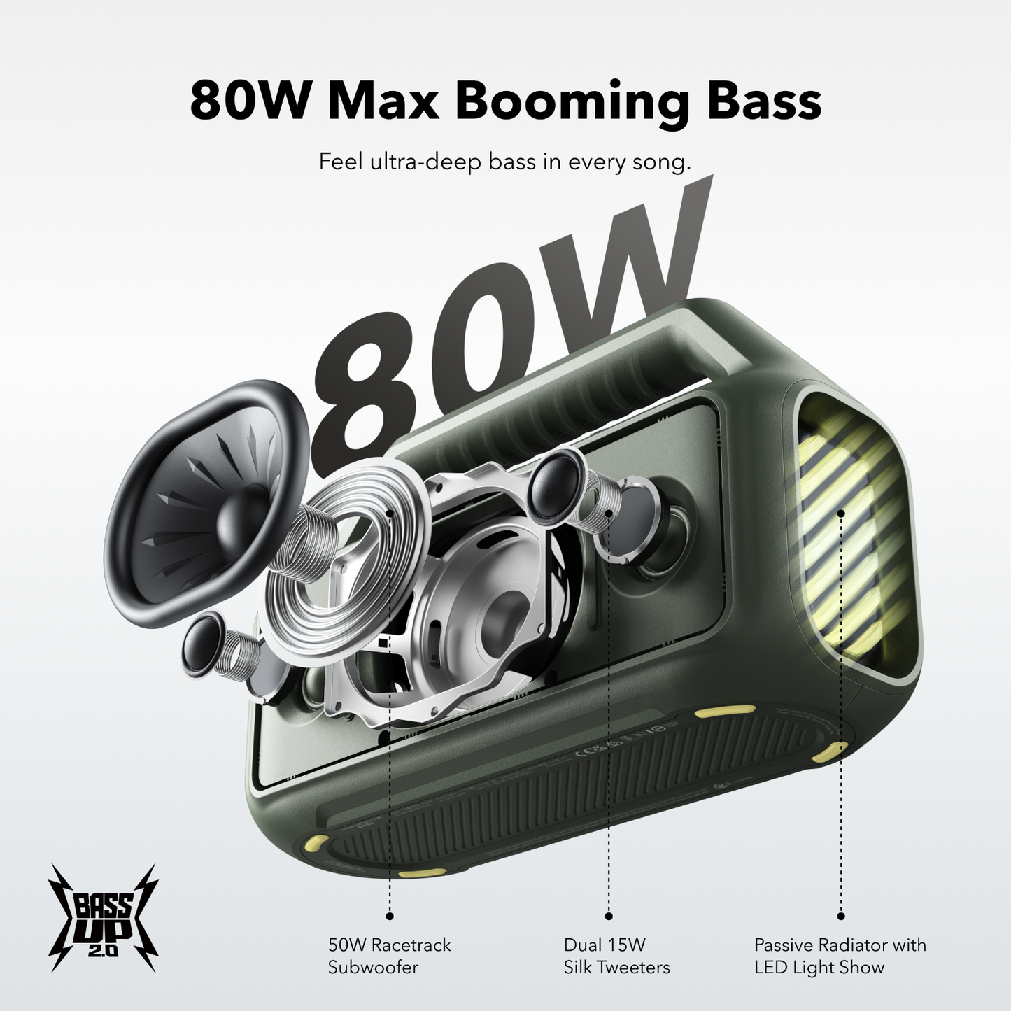 Boom 2 | Portable Bluetooth Speaker for Bass