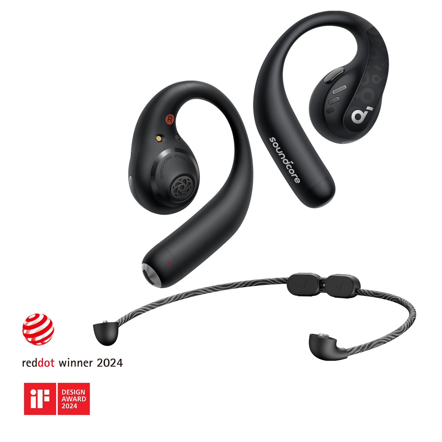 soundcore aerofit pro open ear running headphones earbuds