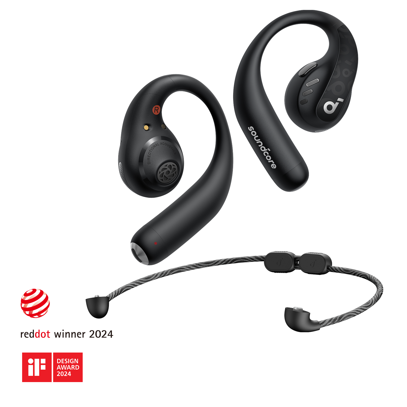 soundcore aerofit pro open ear running headphones earbuds