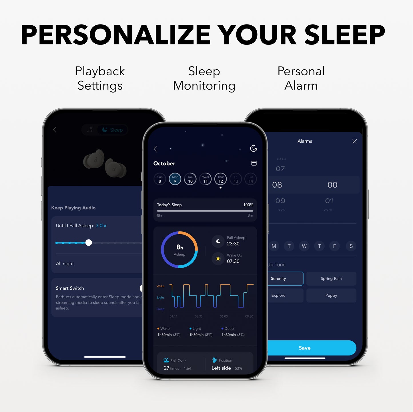 Sleep A20 | Next-Level Sleep Earbuds with Enhanced Comfort