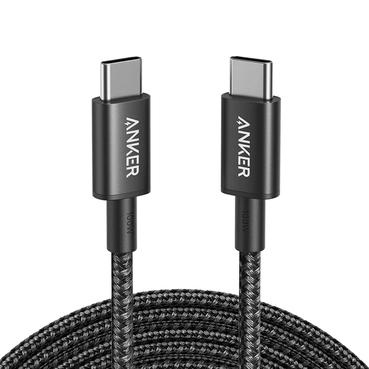 New Nylon USB-C to USB-C 100W Cable (10 ft)
