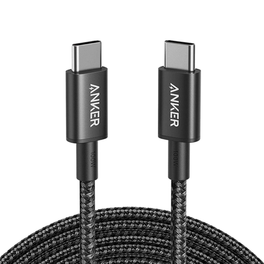 New Nylon USB-C to USB-C 100W Cable (10 ft)