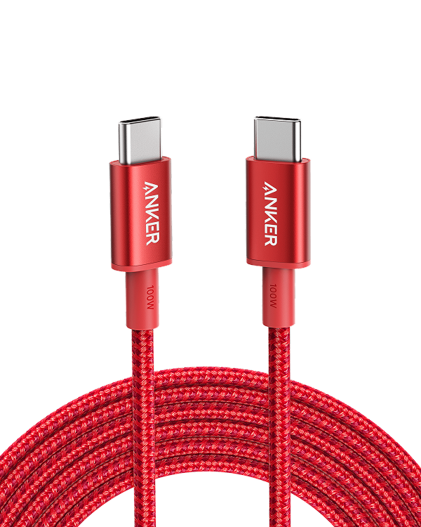 New Nylon USB-C to USB-C 100W Cable (10 ft)