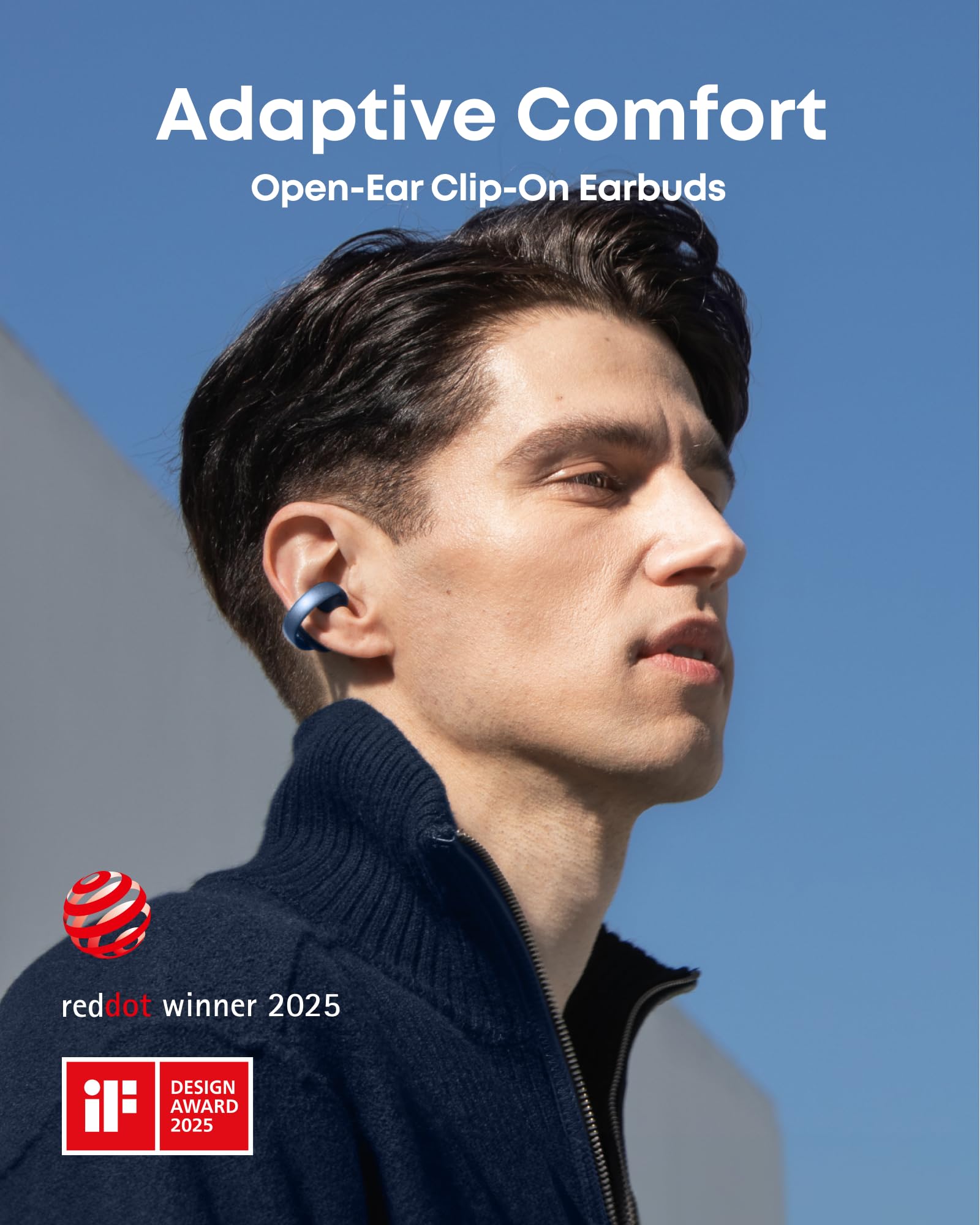soundcore aeroclip open-ear clip-on earbuds for running