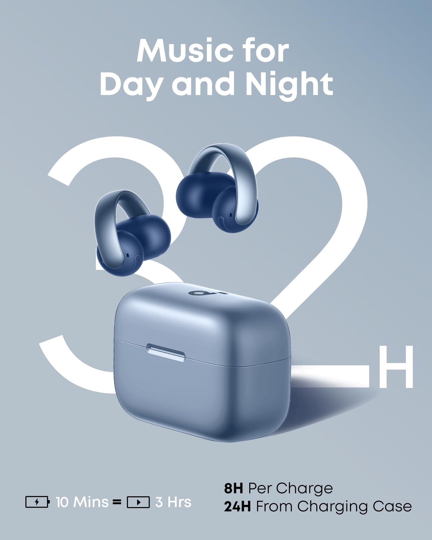 soundcore aeroclip open-ear gym headphones