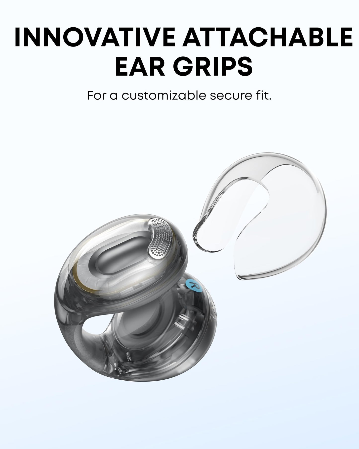 soundcore C40i | Flexible and Comfortable Clip-On Earbuds