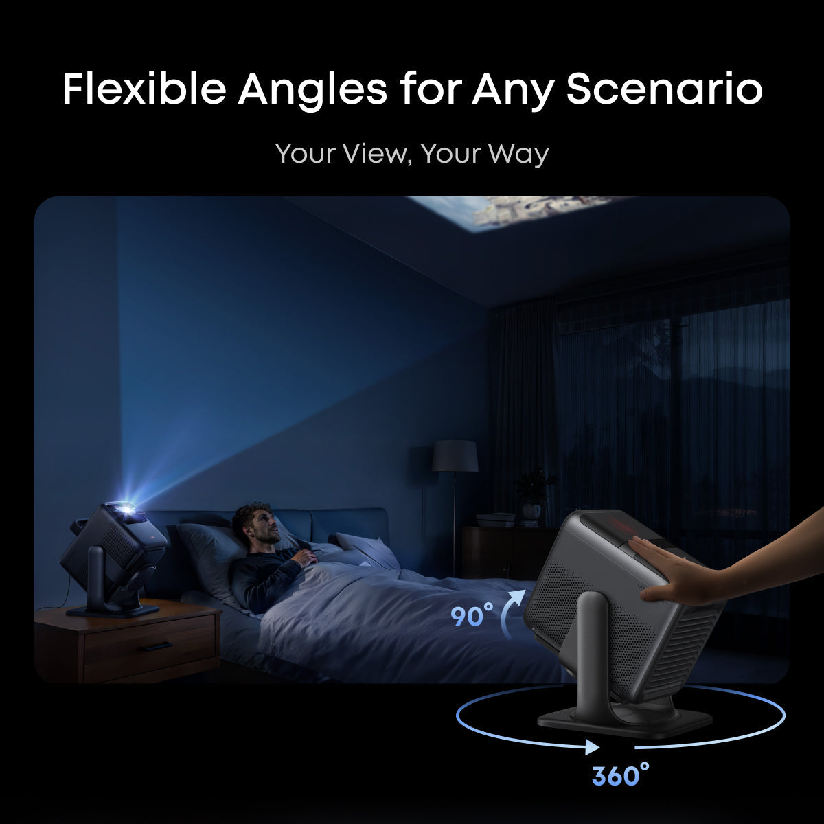 NEBULA X1 Gimbal Stand | Flexible & Auto-Lock