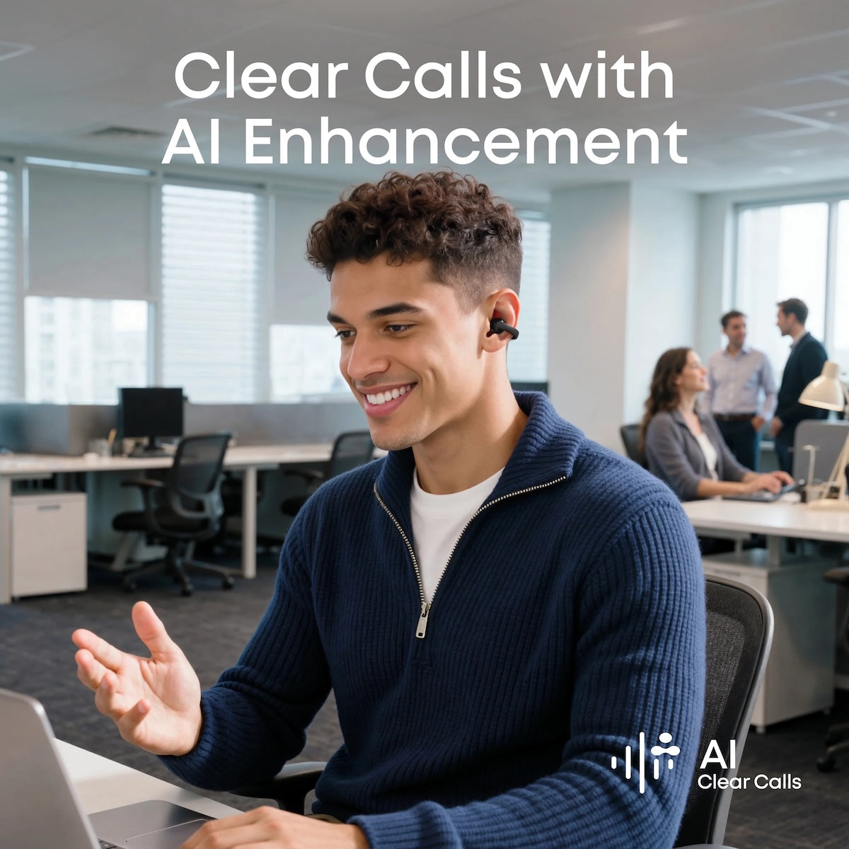 C50i | Comfortable Clip on Earbuds with Powerful Bass