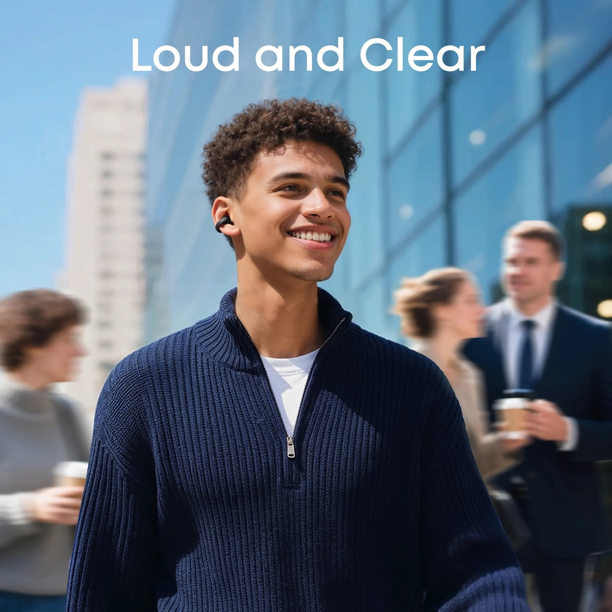 C50i | Comfortable Clip on Earbuds with Powerful Bass