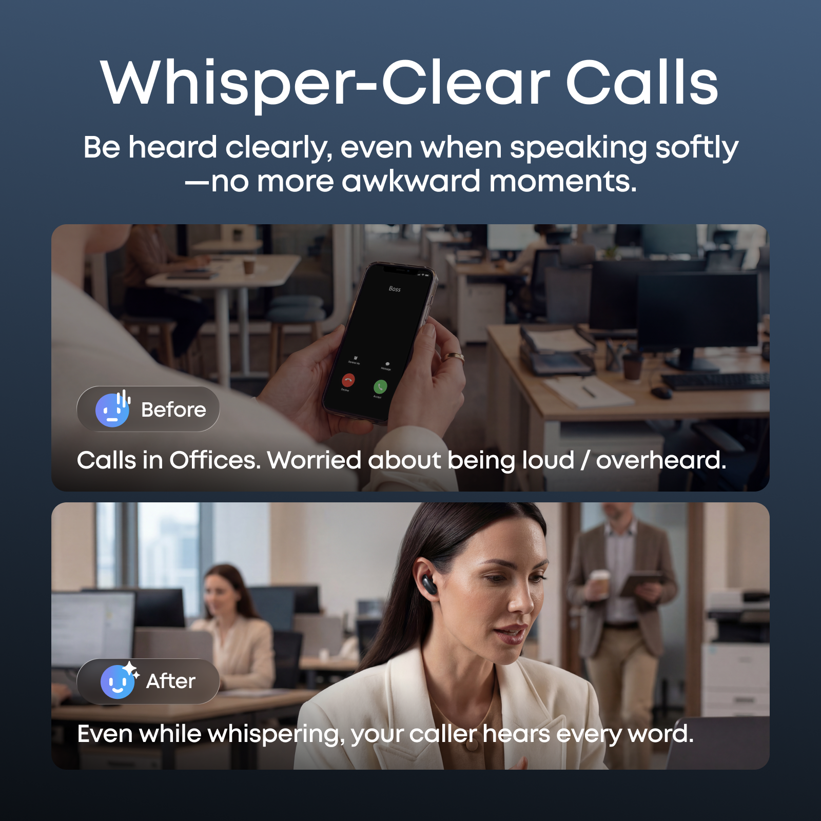 soundcore Liberty 5 Pro wireless earbuds for phone calls