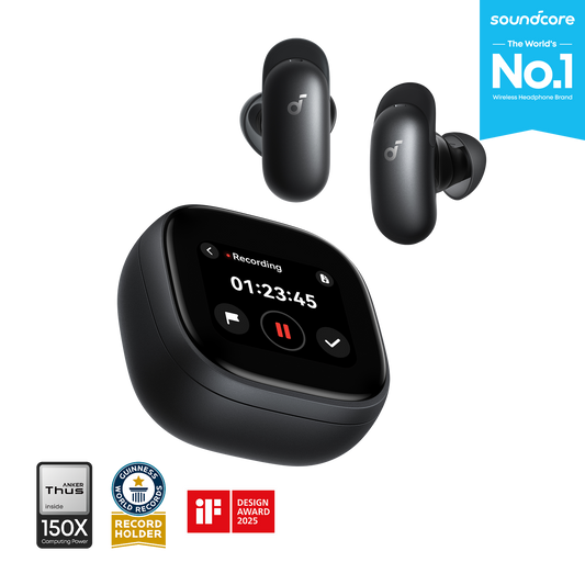 soundcore Liberty 5 Max ANC wireless earbuds with AI recording