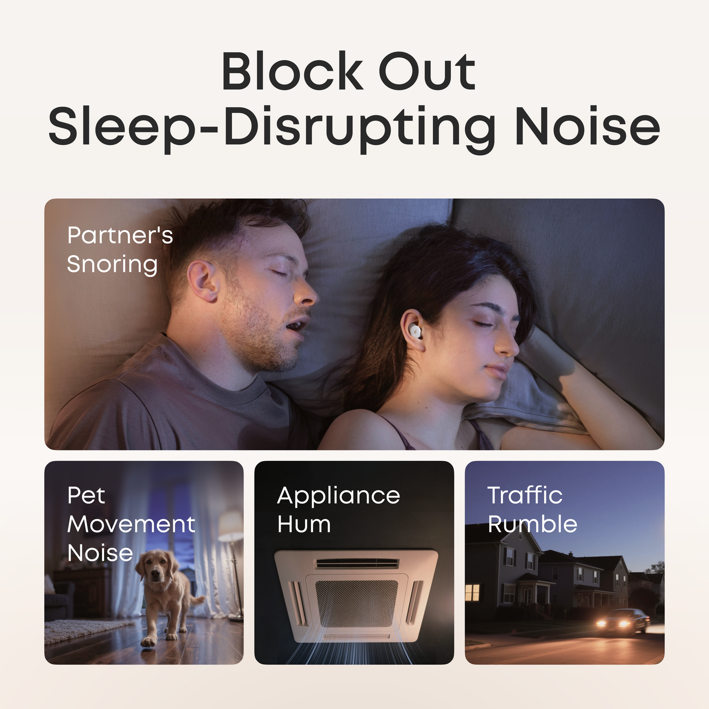 soundcore Sleep A30 The World's First Smart ANC Sleep Earbuds（Lighting Deals）