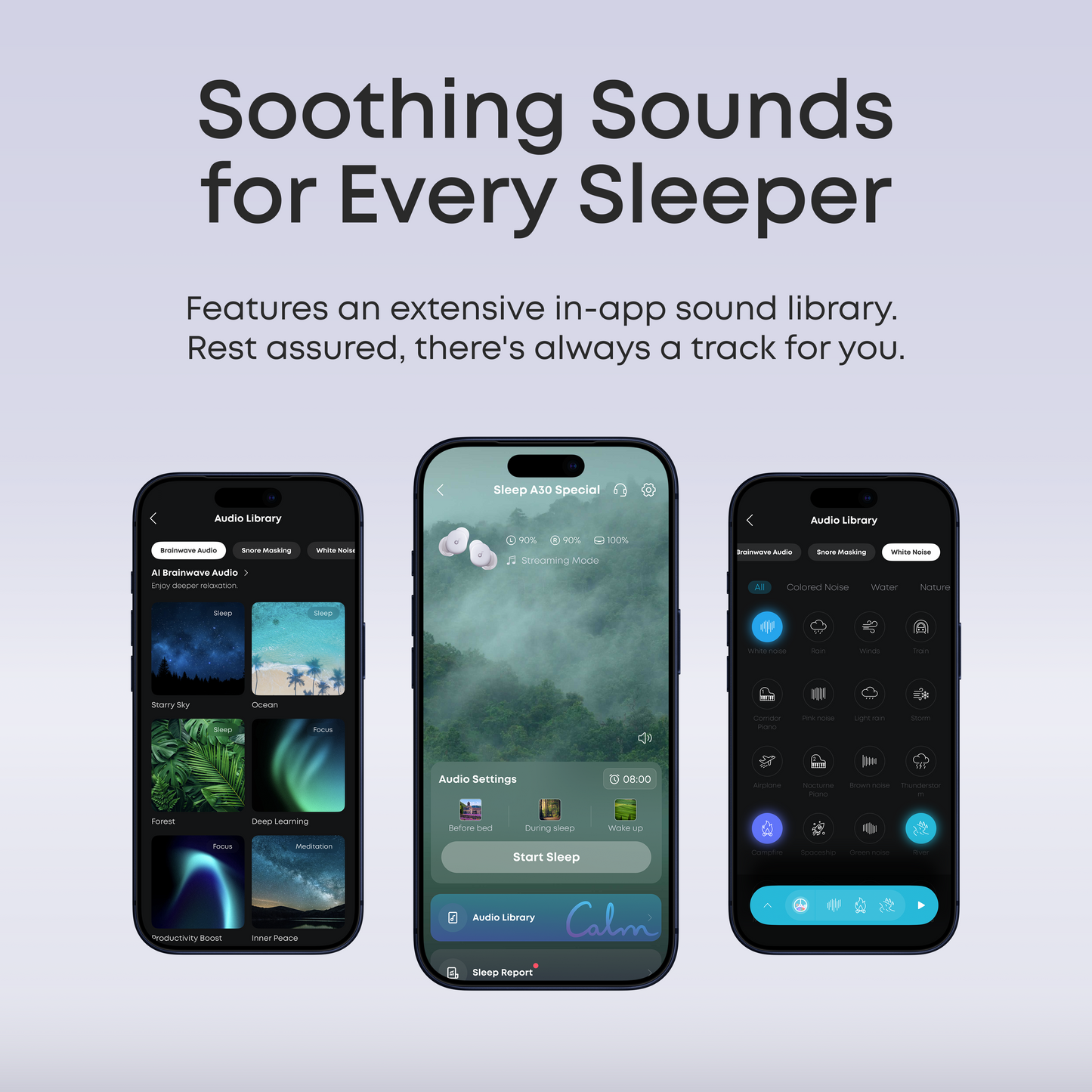 soundcore Sleep A30 The World's First Smart ANC Sleep Earbuds（Lighting Deals）