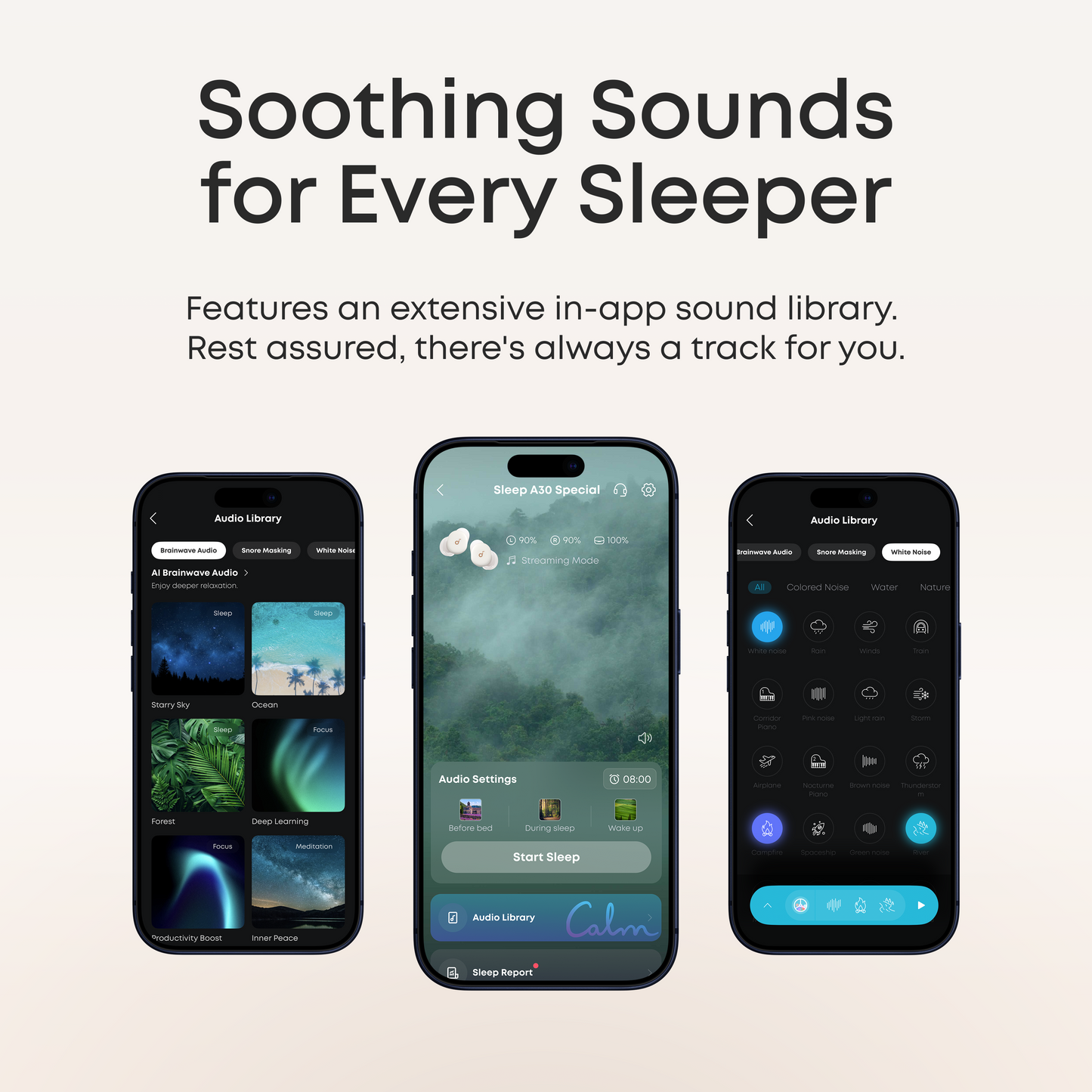 soundcore Sleep A30 The World's First Smart ANC Sleep Earbuds（Lighting Deals）