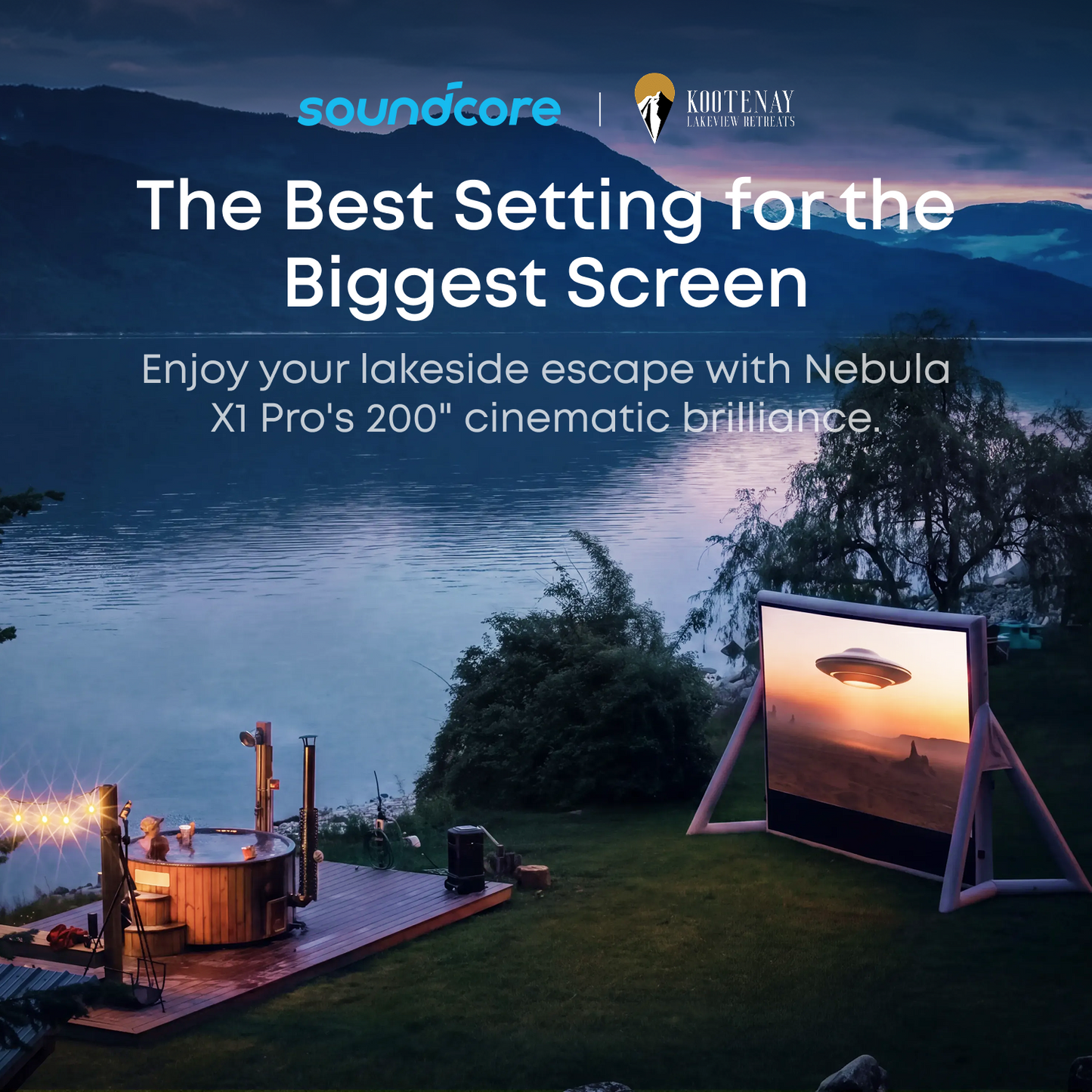Nebula X1 Pro 4K Projector | World's First Mobile Theater Station