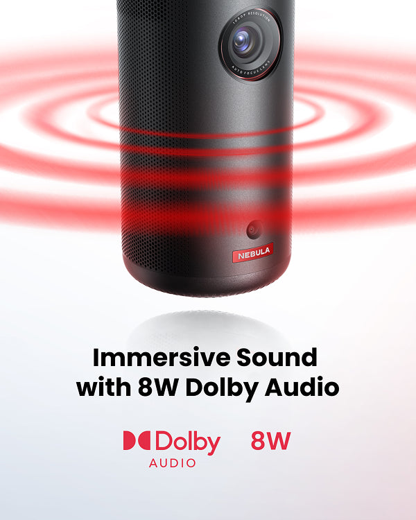 Capsule 3  | 1080p Mini Google TV Projector