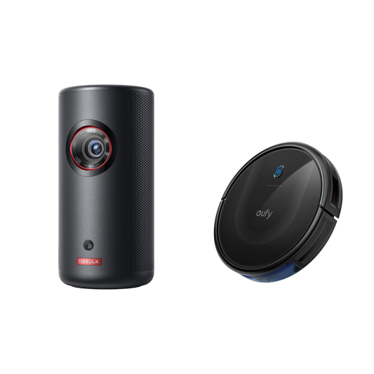 Capsule 3 Laser Projector | 1.5H Auto-Clean Robot Vacuum