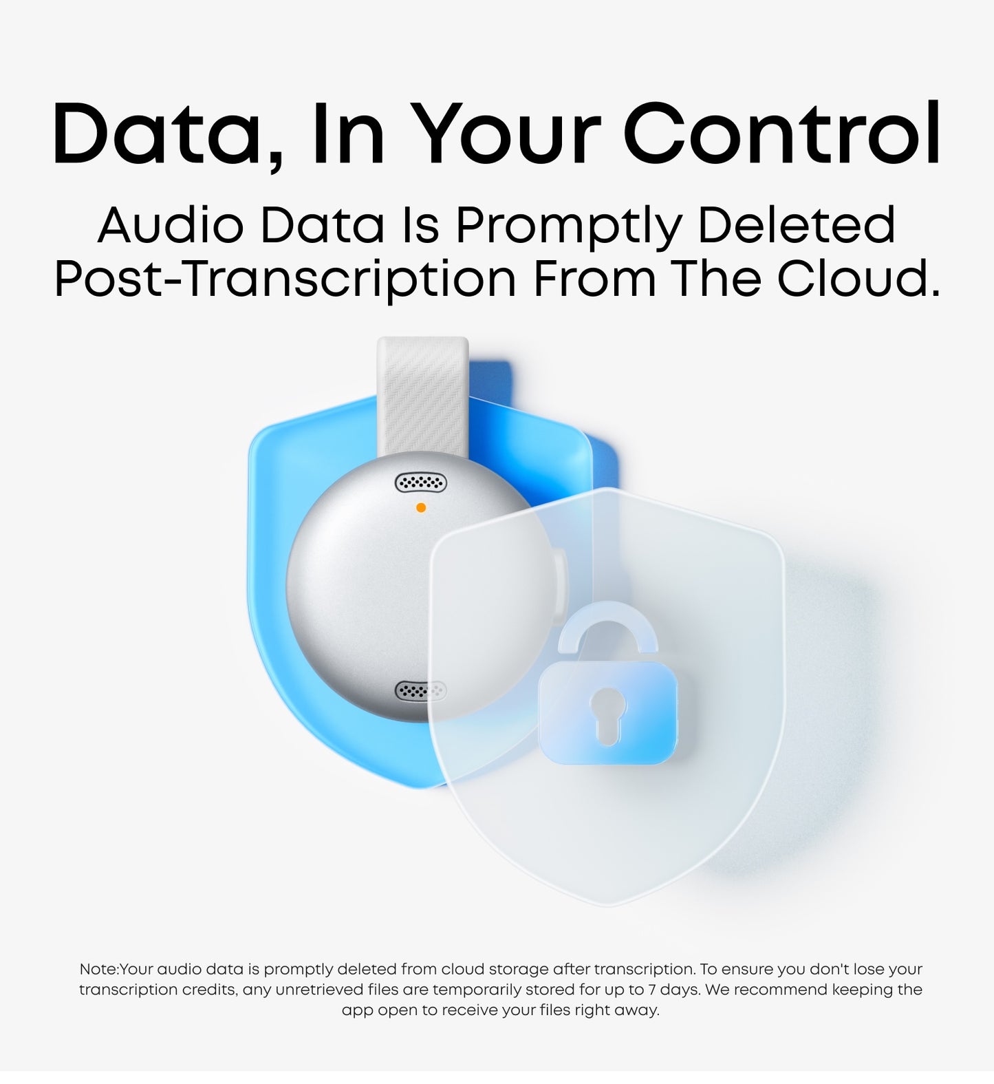 soundcore Work | The World's First Coin-Sized AI Voice Recorder