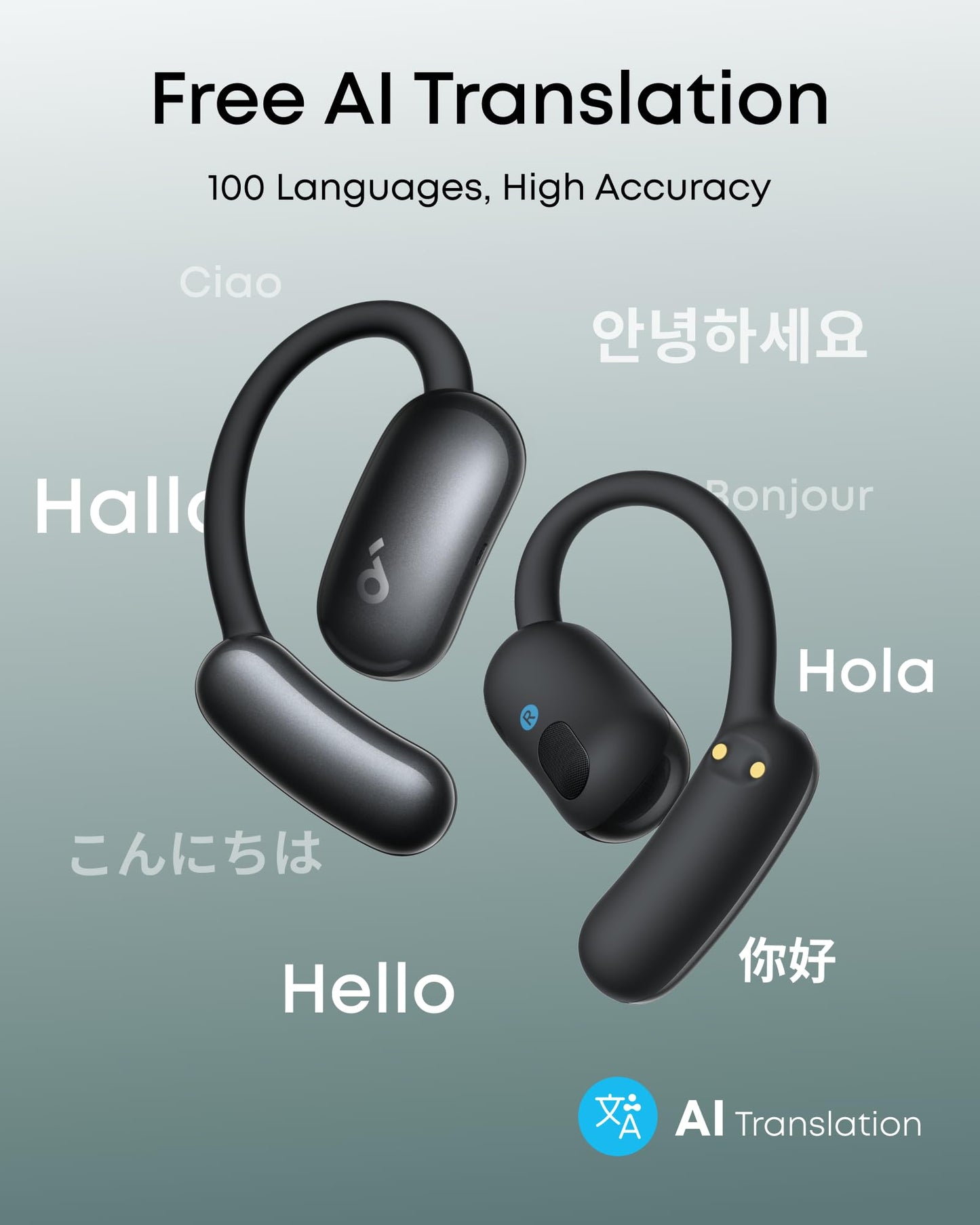 soundcore AeroFit 2 AI Assistant | AI Translation for a Connected World