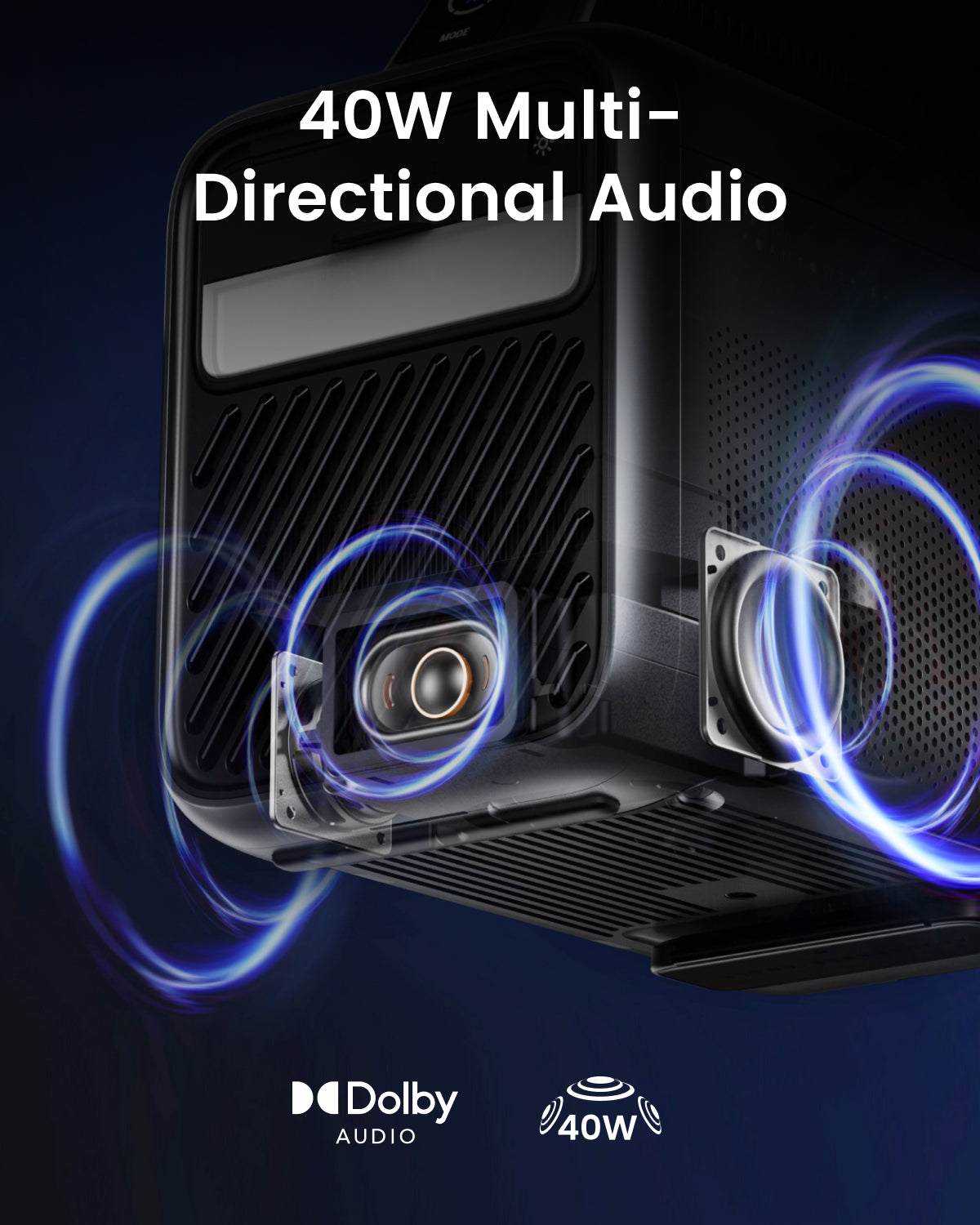 Mars 3 Outdoor Projector & 288Wh DC Portable Power Station