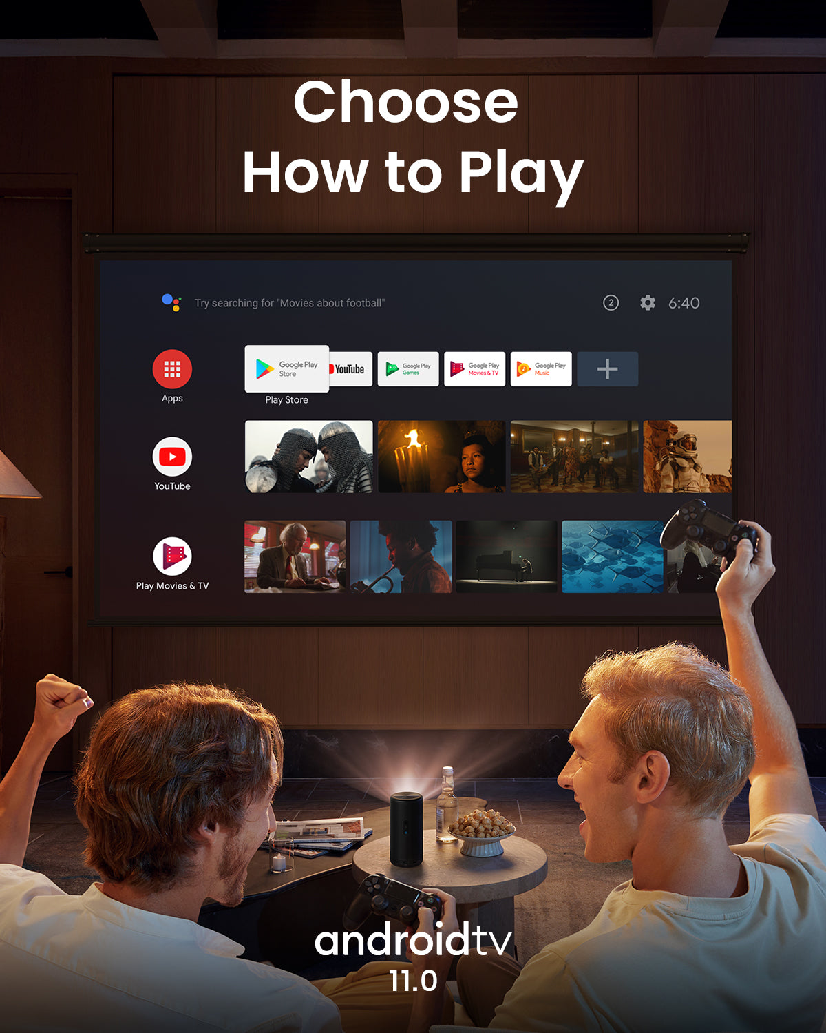 Capsule 3 Laser |  Laser-Powered Mini Projector (Lightning Deals)