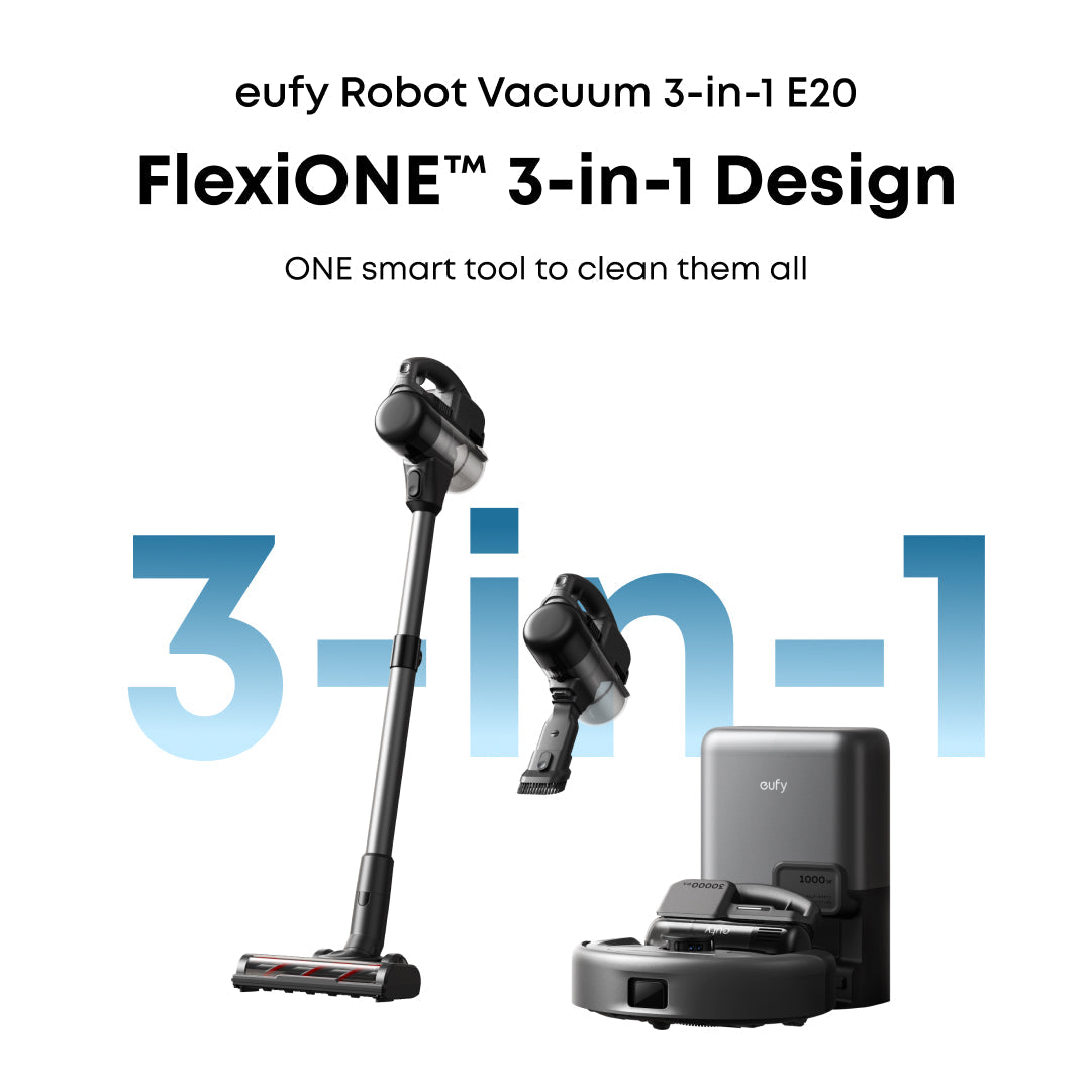 3-in-1 Robot Vacuum (eufy E20)