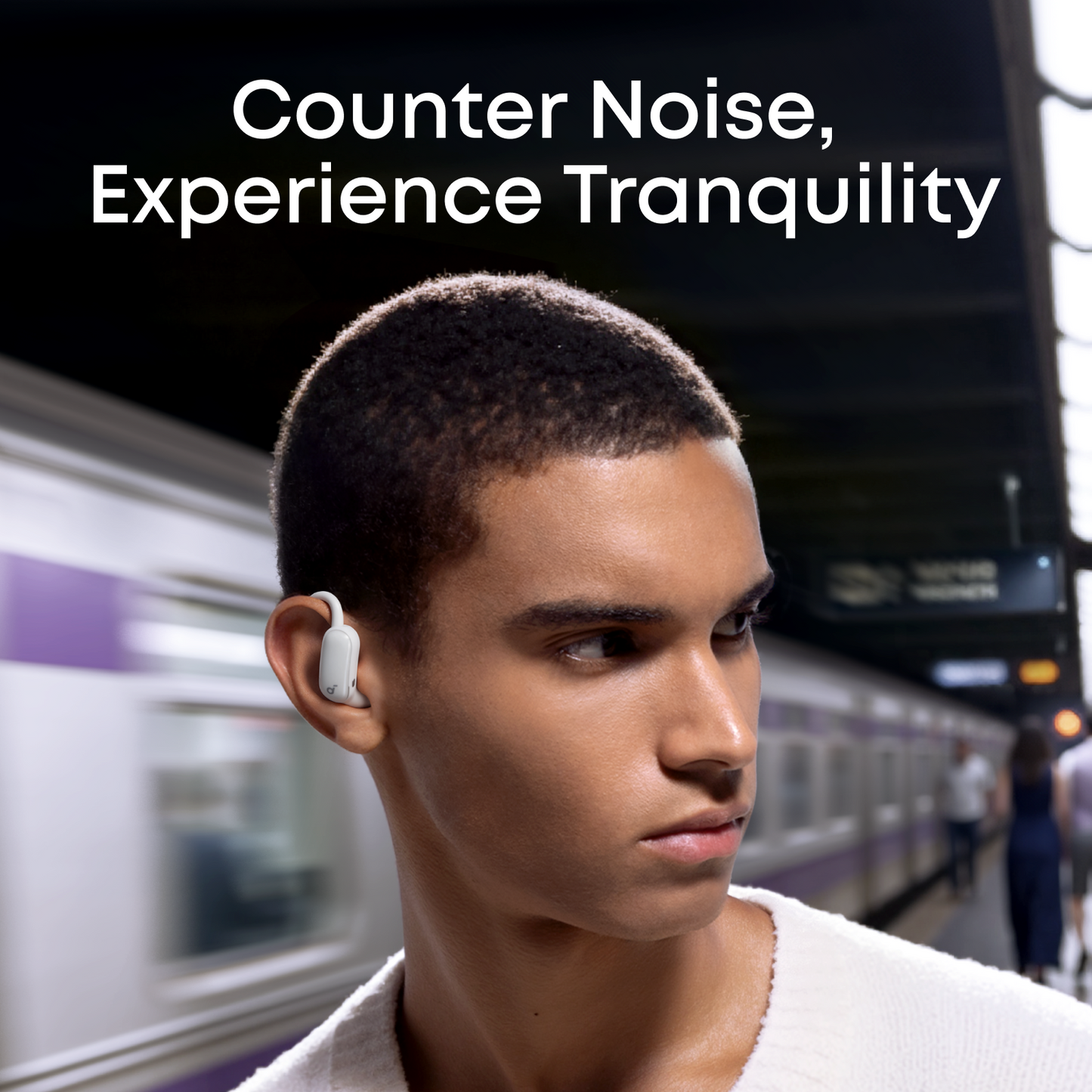 AeroFit 2 Pro｜Dual-Form Earbuds with Open-Ear and Active Noise Cancellation Form
